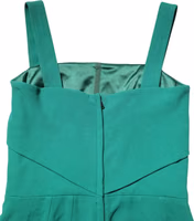Dark Green Sleeveless Rayon Bodycon Dress 2