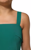 Dark Green Sleeveless Rayon Bodycon Dress 3