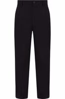 Black Recycled Cotton Chino Pants 1
