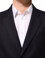 Dark Blue Wool Men Jacket Coat Blazer Suit 4