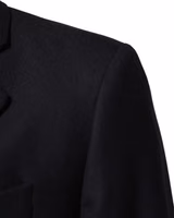 Dark Blue Wool Men Jacket Coat Blazer Suit 5