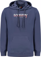 Blue Cotton Men's Hooded Sweatshirt 1