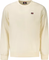White Cotton Men Sweatshirt 1