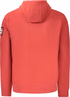 Red Polyester Men's Hooded Sweatshirt 2