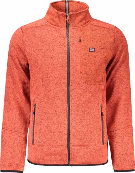 Rosso Polyester Mens Sweatshirt