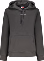 Black Cotton Women's Sweatshirt Hoodie 1