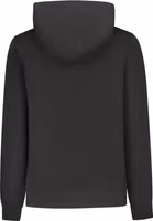 Black Cotton Women's Sweatshirt Hoodie 2