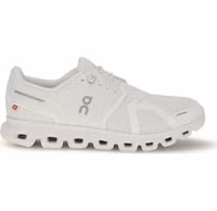 White Recycled Polyester Athletic Sneakers 1