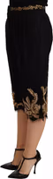 Black Lace Gold Baroque SPECIAL PIECE Shorts 4
