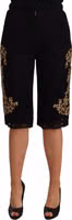 Black Lace Gold Baroque SPECIAL PIECE Shorts 3