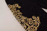 Black Lace Gold Baroque SPECIAL PIECE Shorts 4