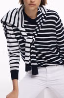 Black Polyester Women Sweater 3