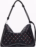 Black Polyurethane Women's Mini Bag 1