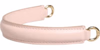 Strap Pink Leather Gold Tone Big Bag Handle Shoulder Strap 2