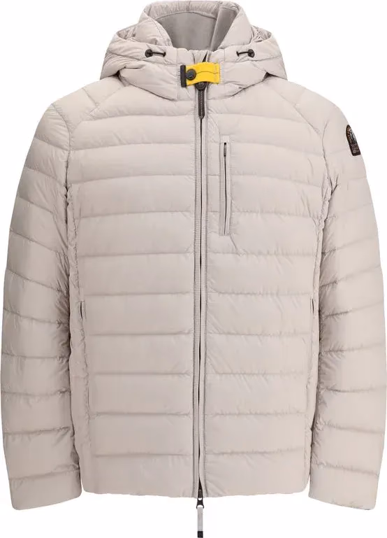 Beige Polyamide Full-Length Jacket