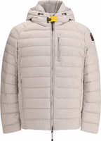 Beige Polyamide Full-Length Jacket 1