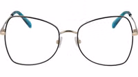Black Metal Glasses (Frames) 2