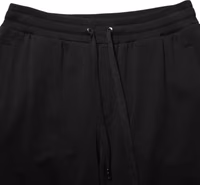 Black Cotton Drawstring Logo Sweatpants Pants 4