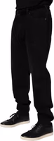 Black Cotton Regular Denim Men Trouser Jeans 2