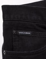 Black Cotton Regular Denim Men Trouser Jeans 5