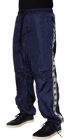 Blue Nylon Straight Jogger Sweatpants Pants 2
