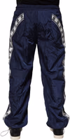Blue Nylon Straight Jogger Sweatpants Pants 3