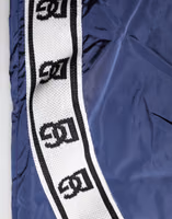Blue Nylon Straight Jogger Sweatpants Pants 5