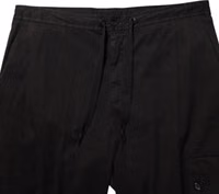 Black Cotton Cargo Jogger Sweatpants Pants 4