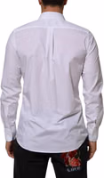 White Cotton MARTINI Men Formal Dress Shirt 3