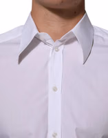 White Cotton MARTINI Men Formal Dress Shirt 4