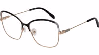 Black Metal Glasses (Frames) 1
