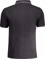 Black Cotton Men's Polo Shirt 2