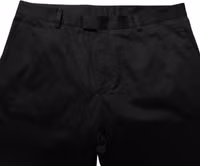 Black Cotton Stretch Casual Trouser Pants 4