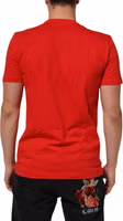 Red Goodluck 2023 Cotton Crew Neck T-shirt 3