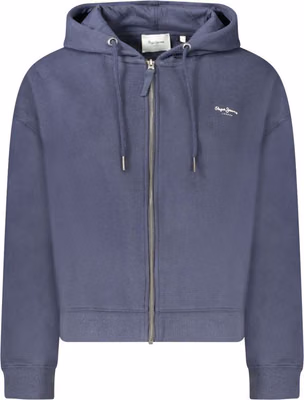 Blue Cotton Women's Hoodie