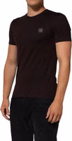 Brown Logo Plaque Cotton Crew Neck T-shirt 2