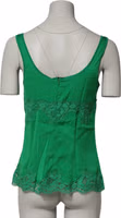 Green Floral Lace Tank Lingerie Top Underwear 3