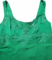 Green Floral Lace Tank Lingerie Top Underwear 4