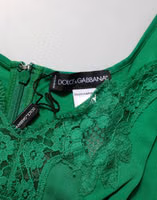 Green Floral Lace Tank Lingerie Top Underwear 5