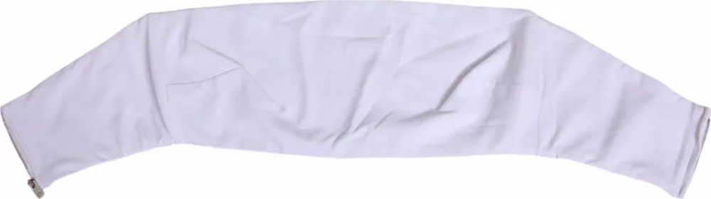 White Nylon Strapless Corset Top Underwear