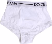 White Nylon Logo Waistband Panty Underwear 1