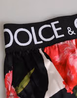 Black Floral Print High Waist Panty Underwear 2