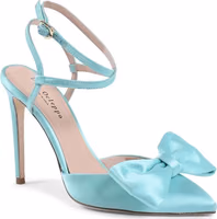 Pink Satin Pumps 2