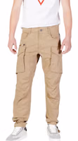 Beige Cotton Cargo Pants 1