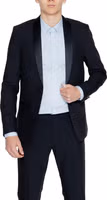 Black Polyester Blazer 3