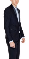 Black Polyester Blazer 4