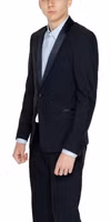 Black Polyester Blazer 5