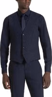 Blue Polyester Waistcoat 3