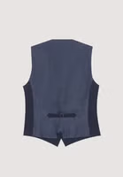 Blue Polyester Waistcoat 5