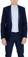 Blue Polyester Blazer 3